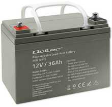 Qoltec AGM aku 12V 36Ah max. 540A