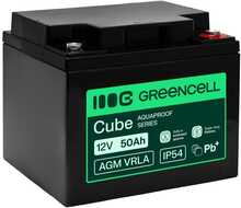 Green Cell AGM VRLA 12V 50Ah aku (197x166x170 mm)