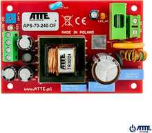 Toiteplokk ATTE APS-70-240-OF 24V, 3A, 72W