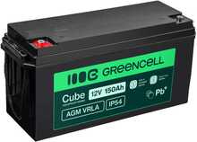 Aku Green Cell Cube AGM VRLA IP54 12V 150Ah