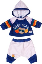 Riiete komplekt nukule Zapf Creation Baby Born Jogging Suit Navy, 43 cm