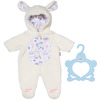 Kombinesoon nukule Zapf Creation Baby Born Sheep, valge, 43 cm