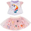 Kleit tutu seelikuga Baby Born Unicorn 871720, 43 cm
