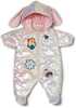 Talvekombinesoon Zapf BABY born Schneeanzug Creme, 43 cm