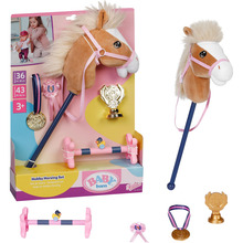 Komplekt hobby horse Zapf Baby Born, 43 cm