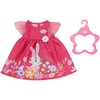 Lilleline kleit nukkudele Zapf Creation Baby Born Dress Flowers, 43 cm