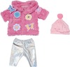 Roosa mantlikomplekt Zapf Creation Baby Born, 43 cm, 80 g
