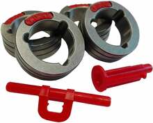 Söötmisrullide komplekt Lincoln Electric iXXXC Feed Roll Set, 1.0-1.2 mm, 4 tk