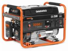 Bensiinimootoriga elektrigeneraator Daewoo GDA 3500, 3,2 kW
