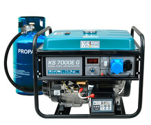 Bensiini-/gaasigeneraator Konner & Sohnen KS 7000E G