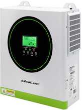 Hübriidne päikeseenergia inverter Qoltec, 3500 W, 100 A, 24 V