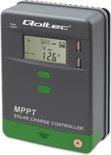 Qoltec MPPT päikesepaneeli kontroller 40A, 12V/24V, LCD, Bluetooth