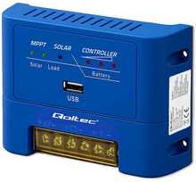 Päikesepaneeli laadimiskontroller Qoltec MPPT 15A, 12 V / 24 V, AGM GEL, LiFePO4