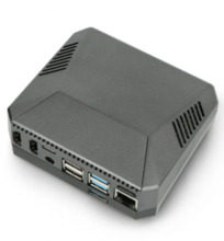 Alumiiniumkorpus Raspberry Pi 4B ventilaatoriga Argon40 Argon ONE M.2 hall