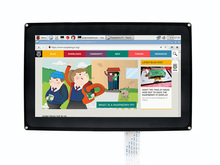 Mahtuvuslik puutetundlik ekraan Waveshare LCD TFT 10.1 Raspberry Pi mikroarvutile