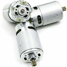 DC 21V harjadega mootor RS550 12 hammast