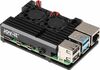 Alumiiniumkorpus + ventilaator Raspberry Pi 4, must, Joy-IT RB-AlucaseP4+07FAN, 135 g