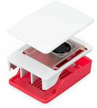 Raspberry Pi 5 ümbris punane/valge