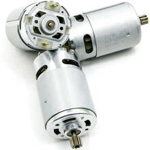 Harjadega mootor OEM RS550VC 12V 12 hammast