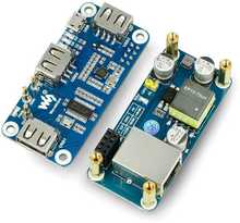 PoE Ethernet/USB HUB HAT Waveshare 19635, Raspberry Pi Zero jaoks
