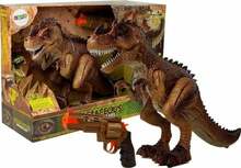 Dinosaurus Lean Toys Tyrannosaur liikumis- ja valgusefektidega, 46x12x28 cm