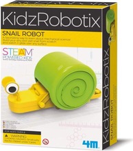 Robot-tigu 4M Snail Robot, kollane/roheline