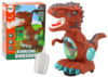 Mängudinosaurus Lean Toys, tantsiv, pruun