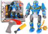 Robot Lean Toys Robot Twisting Weapon Drill Screwdriver, sinine