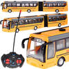 Kaugjuhitav koolibuss RC, kollane