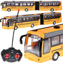 Kaugjuhitav koolibuss RC, kollane