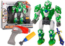 Robottööriist Lean Toys Screwing Robot Weapon Drill Screwdriver, roheline