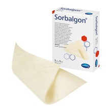 Hartmann Sorbalgon kaltsiumalginaat side, 5 x 5 cm, N10