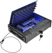 Biomeetriline kaasaskantav relvakohver Brihard Portable Pistol Biometric, 89 x 344 x 263 mm