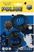 Politsei mängukomplekt Gonher Police Set, 324/0, must