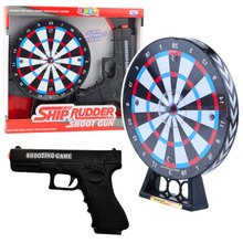 Lasterelv Lean Toys Laser Gun Set with Target Shooting Game Lights Sounds