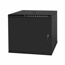 Seinakapp 19 tolli 9U 525x450 mm, metalluks, must, Lexi Net LEXI-Net Basic / Stalflex RC19-9U-450MB