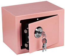 Kodu- ja kontoriseif Extralink S-404, roosa