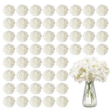 Kunstlilled Vevor hortensia, 65 tk, valge