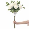 Kunstlill AmeliaHome Piwoni, 62 cm, kreem/roheline