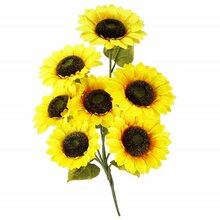 Kunstlik dekoratiivne kimp Springos HA7436, 57 cm, kollane/roheline