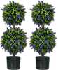 Kunsttaimed Homcom, 2 tk, 70 cm, lavendel