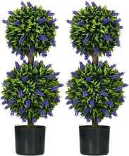 Kunsttaimed Homcom, 2 tk, 70 cm, lavendel