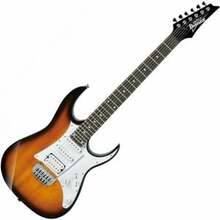 Elektrikitarr Ibanez GRG140 HSS SB, pruun/valge