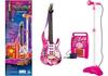 Laste kitarr mikrofoniga Lean Toys, roosa