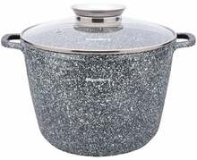 Pott Klausberg KB-7526, 28 cm, 10 L, hall, alumiinium marmorkattega