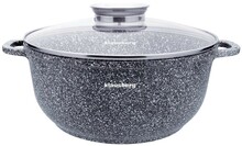Pott Klausberg KB-7524, 28 cm, 6.8 L, hall, alumiinium, marmorist kattega