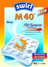 Tolmuimeja kotid Swirl M40/4 MP Plus, 5 tk