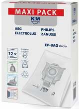 Tolmuimeja kotid K&M EP-BAG FC8021, 12 tk
