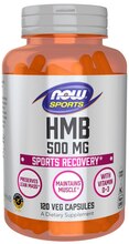 NOW Foods HMB, 500 mg, 120 vegetaarset kapslit