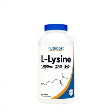 Nutricost L-lüsiini tabletid, 240 tk